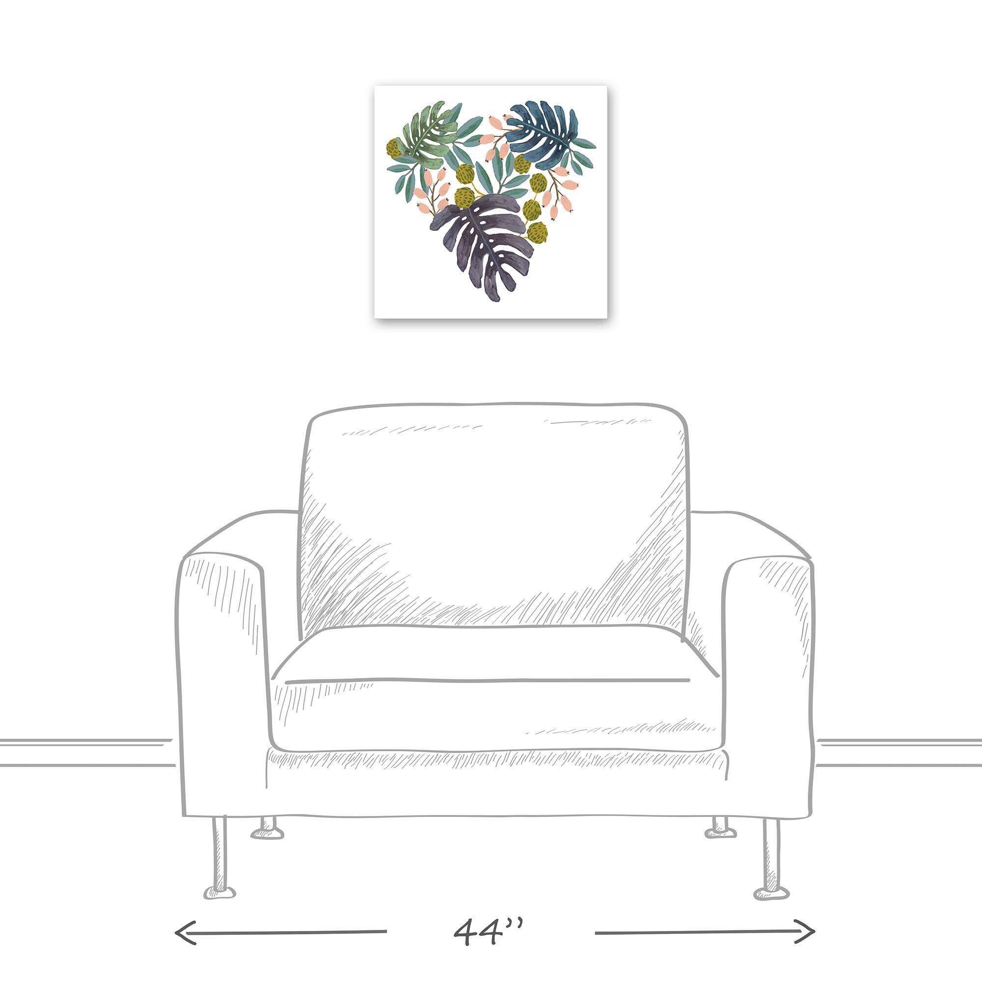 Tropical Leaves Canvas Wall Art